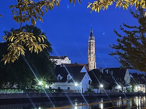 Landshut bei Nacht